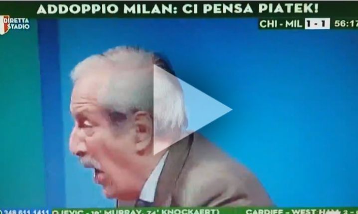 Tiziano Crudeli i jego REAKCJA na gola Piątka! [VIDEO]